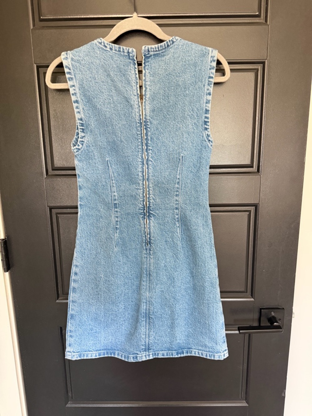 Abercrombie & Fitch Light Blue Denim Dress - Picture 3 of 5